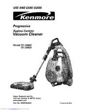 Kenmore 26823 - Progressive Bagless Canister Vacuum Use And Care Manual