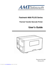 AMT Datasouth Fastmark 4600 PLUS Series User's guide User Manual