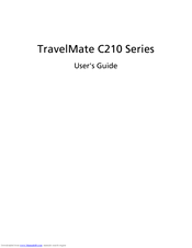 Acer TravelMate C210 Series User Manual
