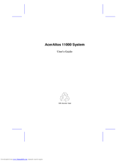 Acer Altos 11000 System User Manual