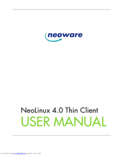 Neoware NeoLinux 4.0 User Manual