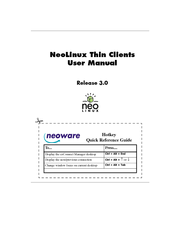Neoware NeoLinux Series User Manual