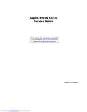 Acer Aspire 8930Q Series Service Manual