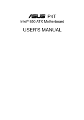 Asus P4T User Manual