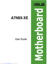 Asus A7N8X-XE User Manual