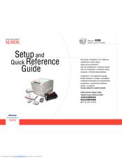 Xerox Phaser 6200 Setup And Quick Reference Manual