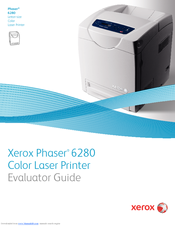 Xerox Phaser 6280N Evaluator Manual