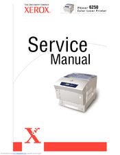 Xerox 6250N - Phaser Color Laser Printer Service Manual