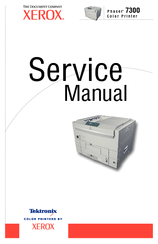 Xerox 7300DX - Phaser Color Laser Printer Service Manual