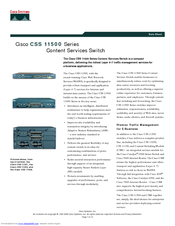 Cisco CSS5-SCM-2GE Datasheet