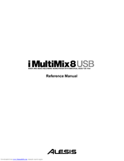 Alesis iMultiMix 8 USB Manuals