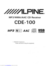 Alpine Cde 100 Wiring Harnes - Wiring Diagram Networks