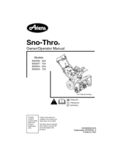 How do you find an Ariens snow blower manual?