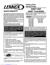 Lennox Merit Plus Mpldv 40nm Manuals