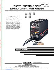 Lincoln Electric Ln 25 Svm114 C Manuals