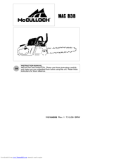 Mcculloch mac 140 manual