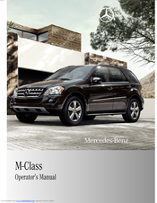 Mercedes Benz 2010 Ml350 Manuals