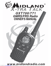Midland X-TRA TALK GXT771 Manuals