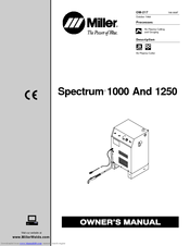 Miller Electric Spectrum 1250 Manuals