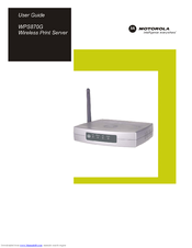 DRIVERS MOTOROLA PRINT SERVER WPS870G WINDOWS DOWNLOAD