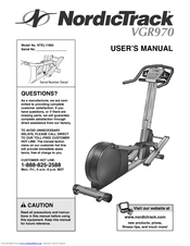 Nordictrack Vgr 970 Manuals