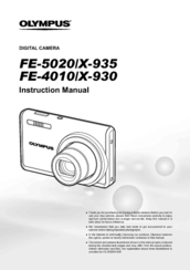 Olympus Fe-4020 Manual Download