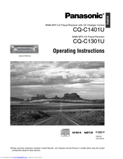 Panasonic CQC1301U - AUTO RADIO/CD DECK Manuals