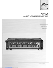 Peavey PVi 4B Manuals