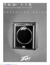 Peavey Tour TKO 115 Manuals