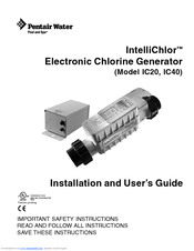 Pentair IntelliChlor IC40 Manuals