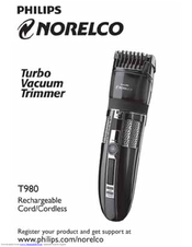 Philips Norelco T980 Manuals