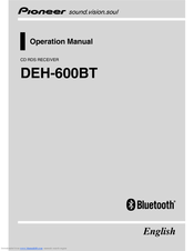 pioneer deh - 600bt manual Page, diagramme de connexion, schema di collegamento | pioneer deh.