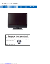 Polaroid TDX-02610B - 26" LCD TV Manuals