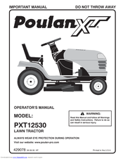 Poulan Pro PP175G42 Manuals