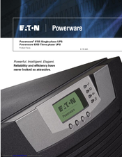 Eaton Powerware 9355 Installation Manual