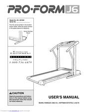 Proform J6 Manuals Manuals And User Guides For Proform J6 We Have 4 Available Free Pdf Manual