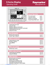 Raymarine E120W Manuals
