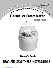 rival ice cream maker manual Rival gc8151 manuals.