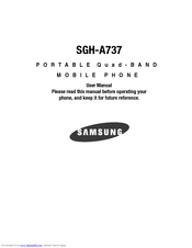 Samsung a737 manual