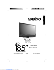 Sanyo DP19241 Manuals