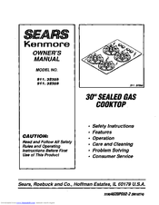 Sears Kenmore 911 32359 Owner S Manual Pdf Download