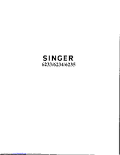 Singer 6233 Manuals