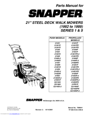 Owners Manual Snapper S31