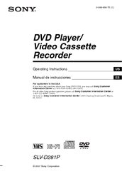 slv d281p manual Download free pdf for sony slv-d281p dvd players manual.