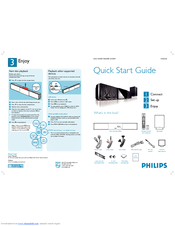 Philips Hts8100 12 Manuals Philips Hts8100 12 Quick Start Manual 2 Pages Cineos Soundbar