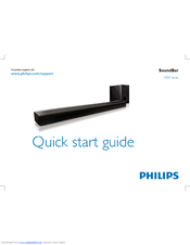 Philips Css2123 F7 Manuals Philips Css2123 F7 Quick Start Manual 16 Pages Soundbar