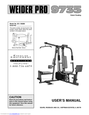 Weider Pro 9835 Exercise Chart