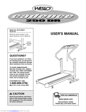 weslo cadence ex14 treadmill manual Weslo cadence ex14 folding treadmill spacesaver design manual.