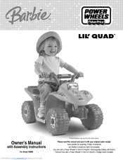 barbie quad power wheel