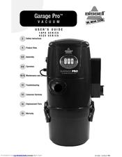 Bissell Garage Pro Wet/Dry Vacuum Cleaner Manuals
